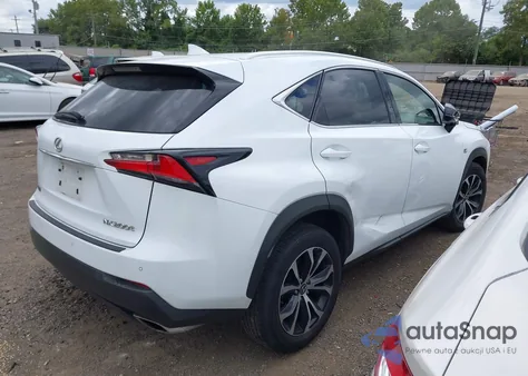 2016 Lexus Nx 200T F Sport from USA, damaged, VIN JTJBARBZ1G2080152